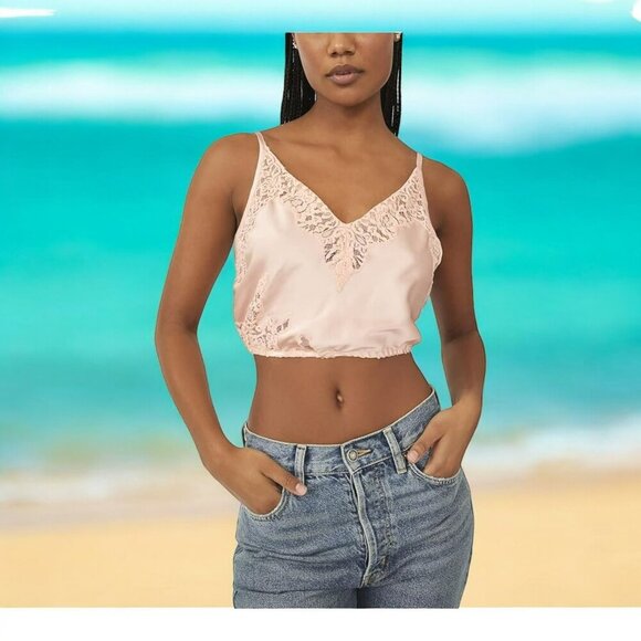 Free People Night Out Blouson Brami, Large - Picture 1 of 16